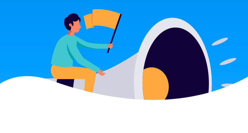 Banner com figuras que descrevem a categorias de Marketing e Vendas